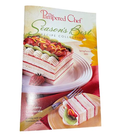 Pampered Chef Seasons Best Cook Books Lot of 7 Antipasti Dessert Wraps Recipes - Picture 6 of 12